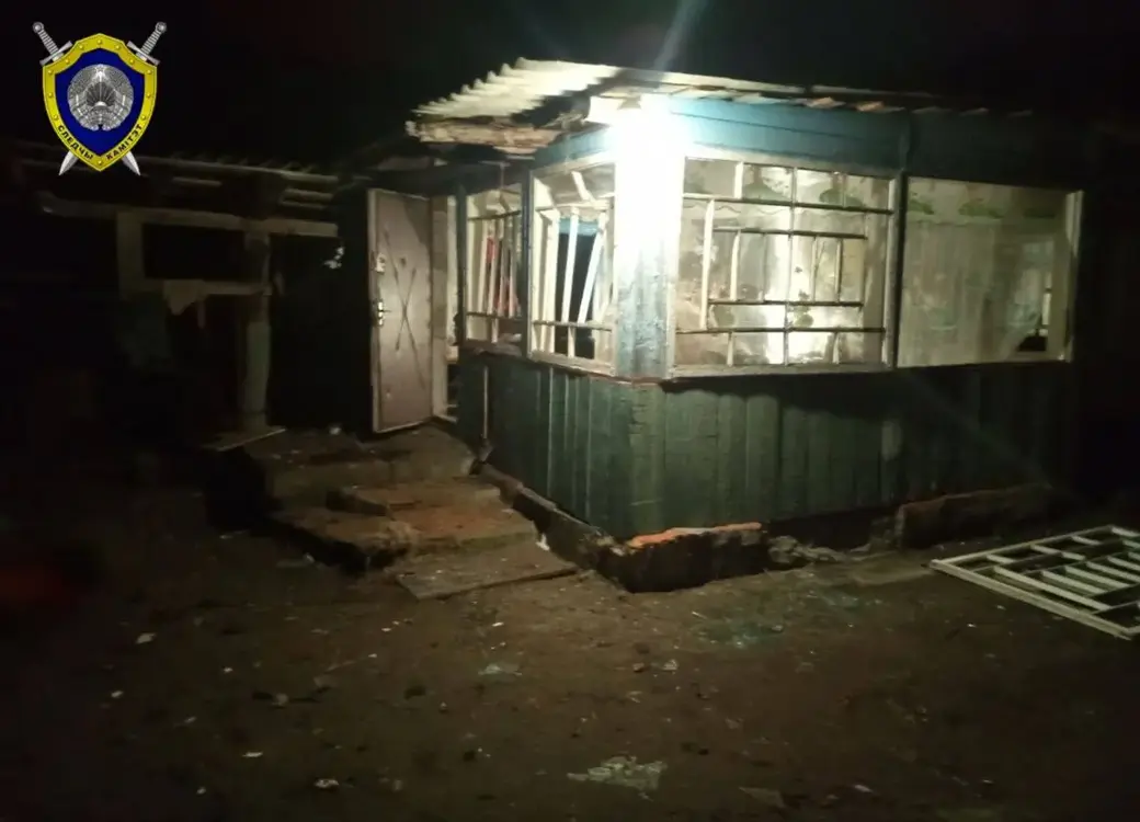 2.02.2025 г. Под Жлобином в результате взрыва баллона погибли три человека, двое из них – дети. Фото: СК РБ