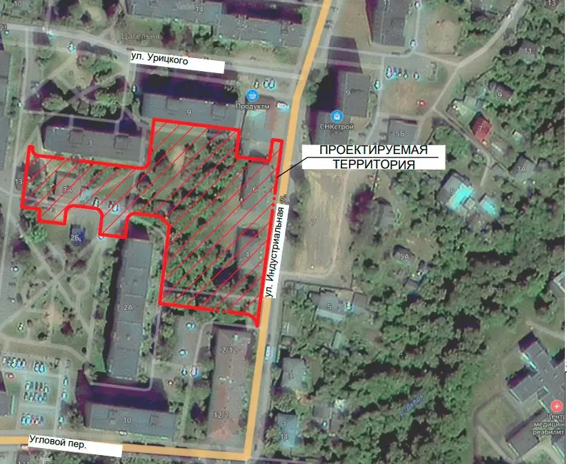 10-этажный жилой дом планируют построить по улице Индустриальной в Могилеве. Карта.