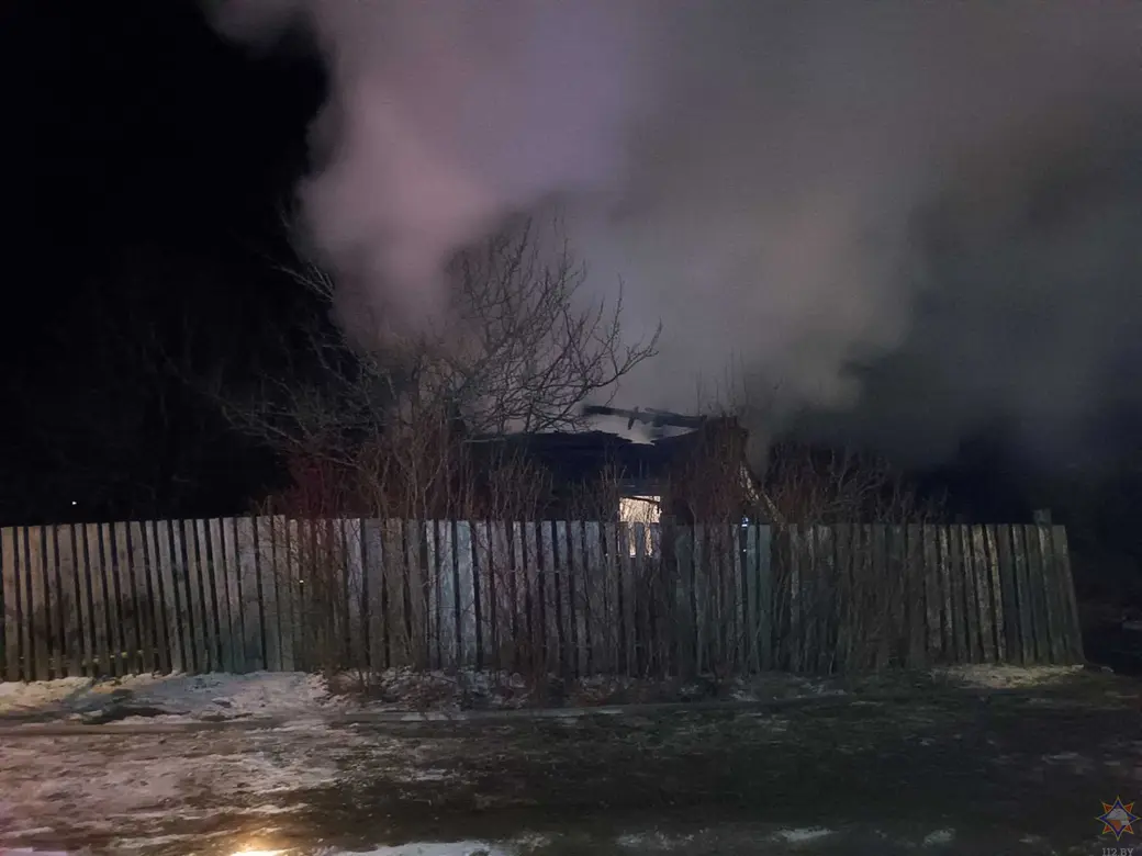 6.02.2025 г. Осиповичский район, д. Деревцы. Фото: Могилевское областное УМЧС