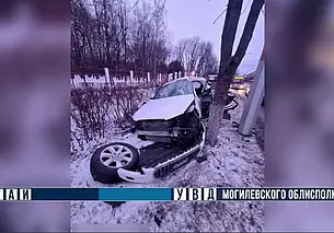 ДТП в Бобруйске: водитель не справился с управлением, он в реанимации