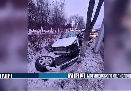 ДТП в Бобруйске: водитель не справился с управлением, он в реанимации
