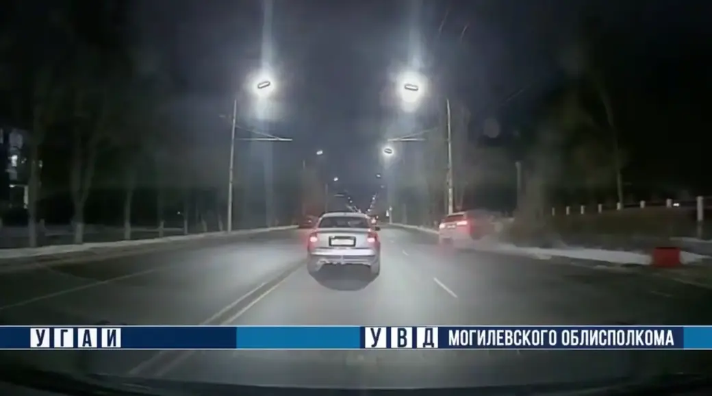 6.02.2025 г. Бобруйск. ДТП на ул. Интернациональной. Фото: УГАИ УВД Могоблиспокома