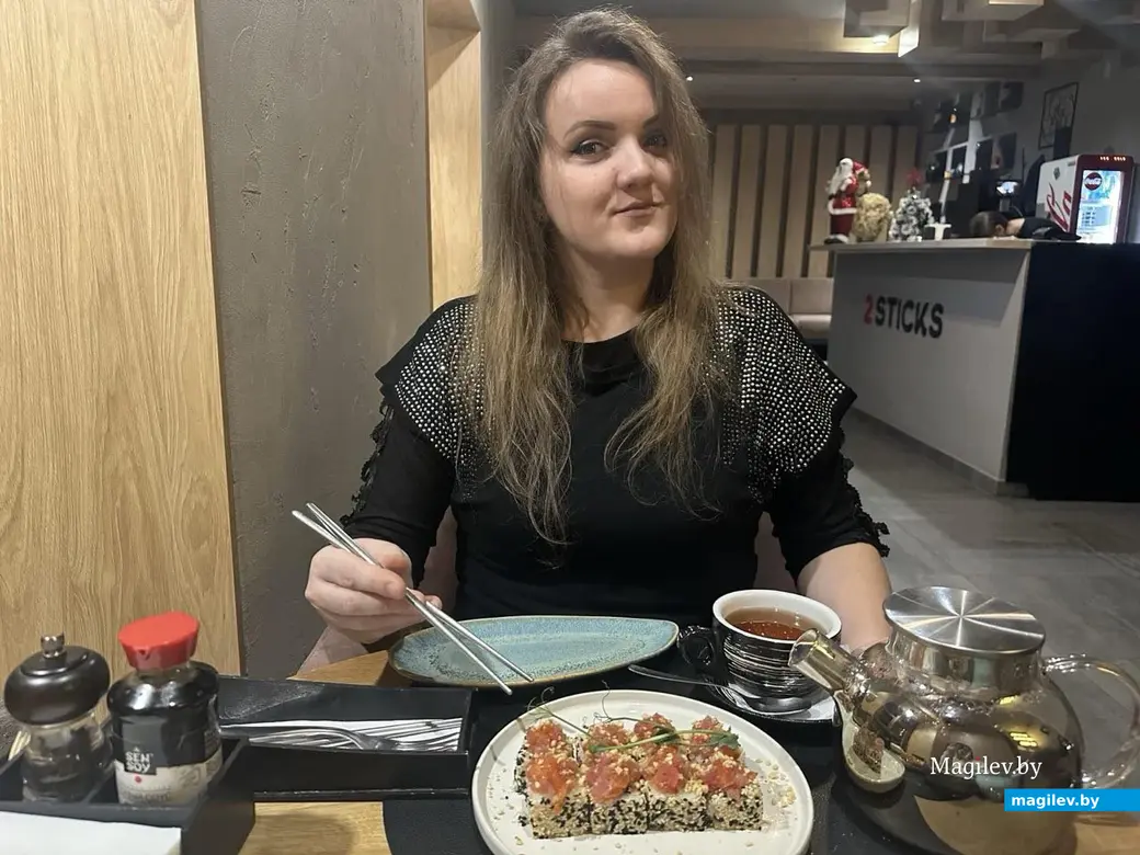 Февраль 2025 г., суши-бар «Две палочки», Могилев.