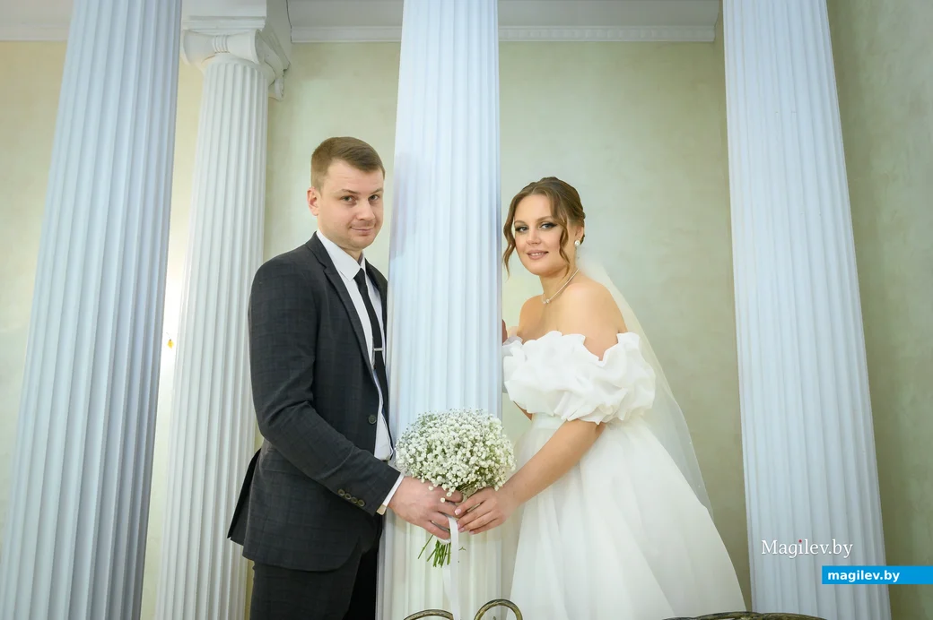 07.02.2025. Отдел ЗАГС Бобруйского горисполкома. Свадьба Алексея и Анастасии Тумашик.