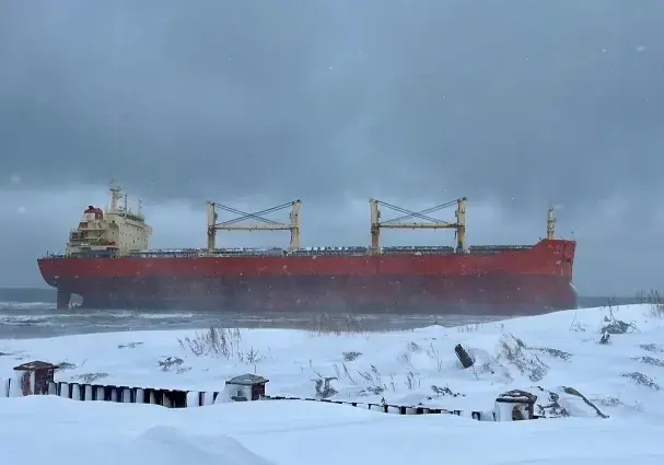 У берегов Сахалина село на мель грузовое судно. Введен режим повышенной готовности