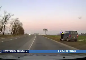 В Черикове водитель совершил ДТП и пытался скрыться: пришлось стрелять по колесам