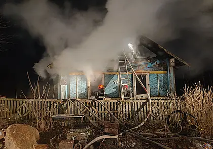Еще одна огненная трагедия: сегодня ночью в Шкловском районе на пожаре погибла пенсионерка