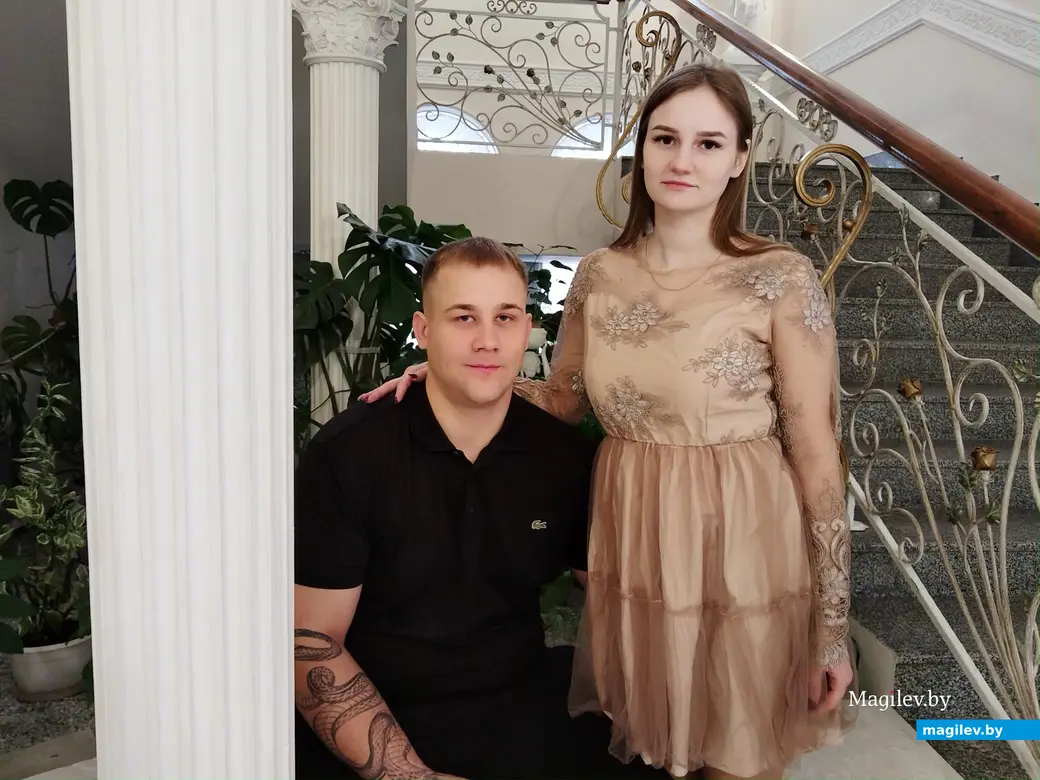 14.02.2025 г. Могилев, ЗАГС. Свадебная пара недели: Дарья и Станислав Ботвенковы.