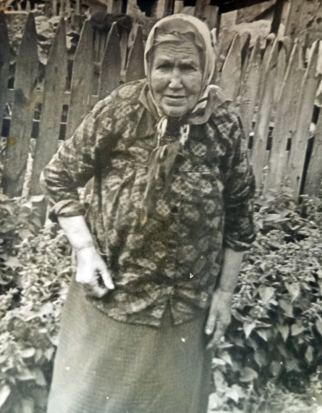 1950-е. Глуск. Либа Неваховна Эпштейн - баба Либа.