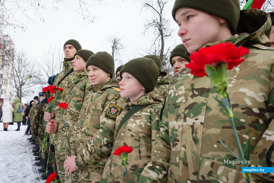 15.02.2025. Ул. Интернациональная. Возложение цветов к памятнику воинам-интернационалистам,
