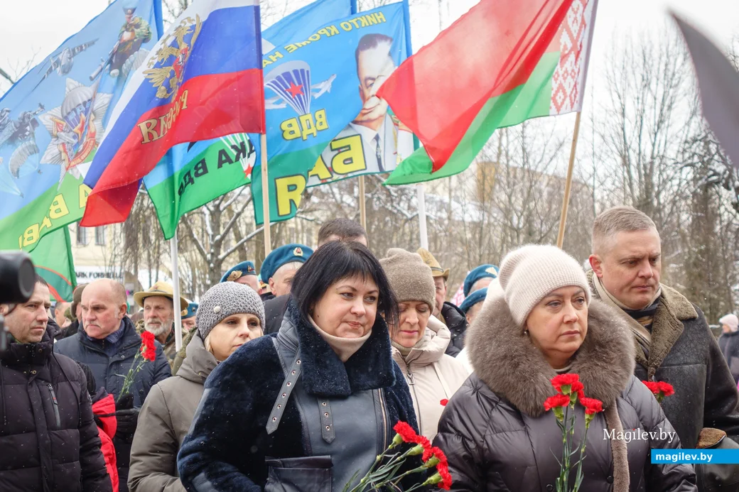 15.02.2025. Ул. Интернациональная. Возложение цветов к памятнику воинам-интернационалистам,