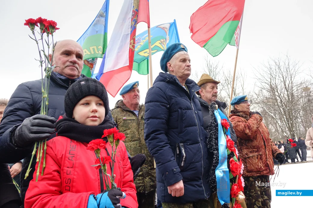 15.02.2025. Ул. Интернациональная. Возложение цветов к памятнику воинам-интернационалистам,