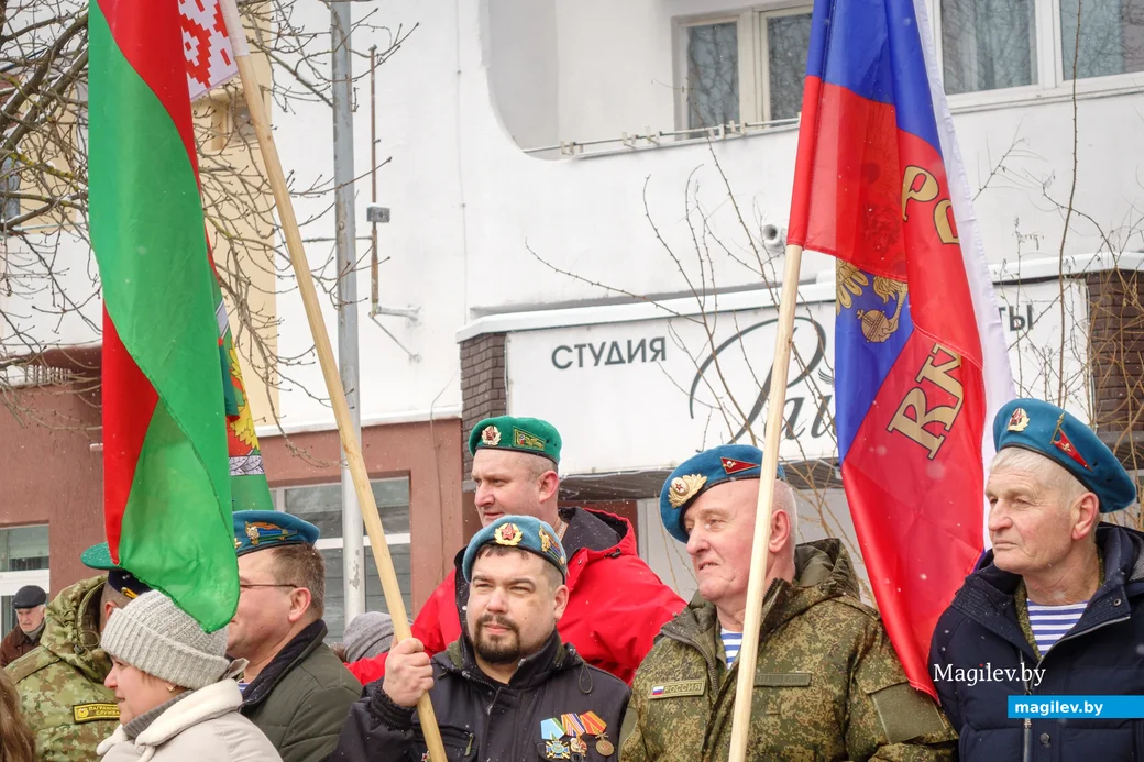 15.02.2025. Ул. Интернациональная. Возложение цветов к памятнику воинам-интернационалистам,