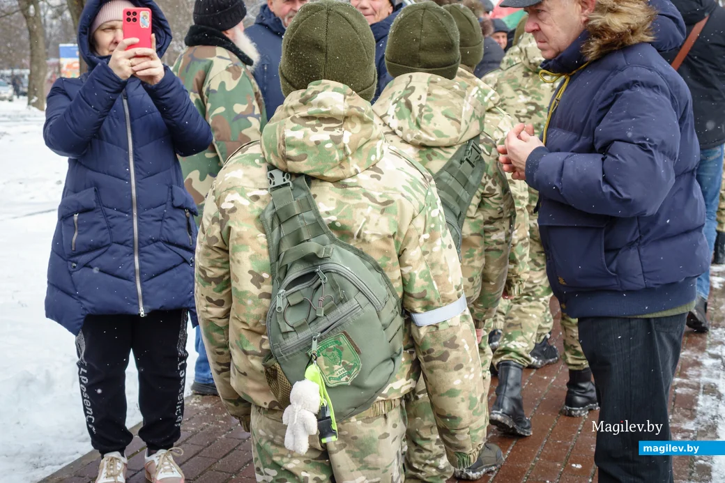 15.02.2025. Ул. Интернациональная. Возложение цветов к памятнику воинам-интернационалистам,