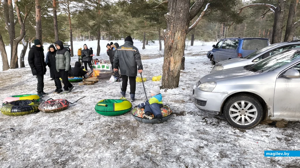 16.02.2025. Пригород Бобруйска. Морозное воскресенье в урочище Белый берег