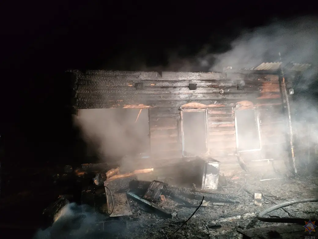 17.02.2024 г. Кировский район, д. Стража. Фото: Могилевское областное УМЧС