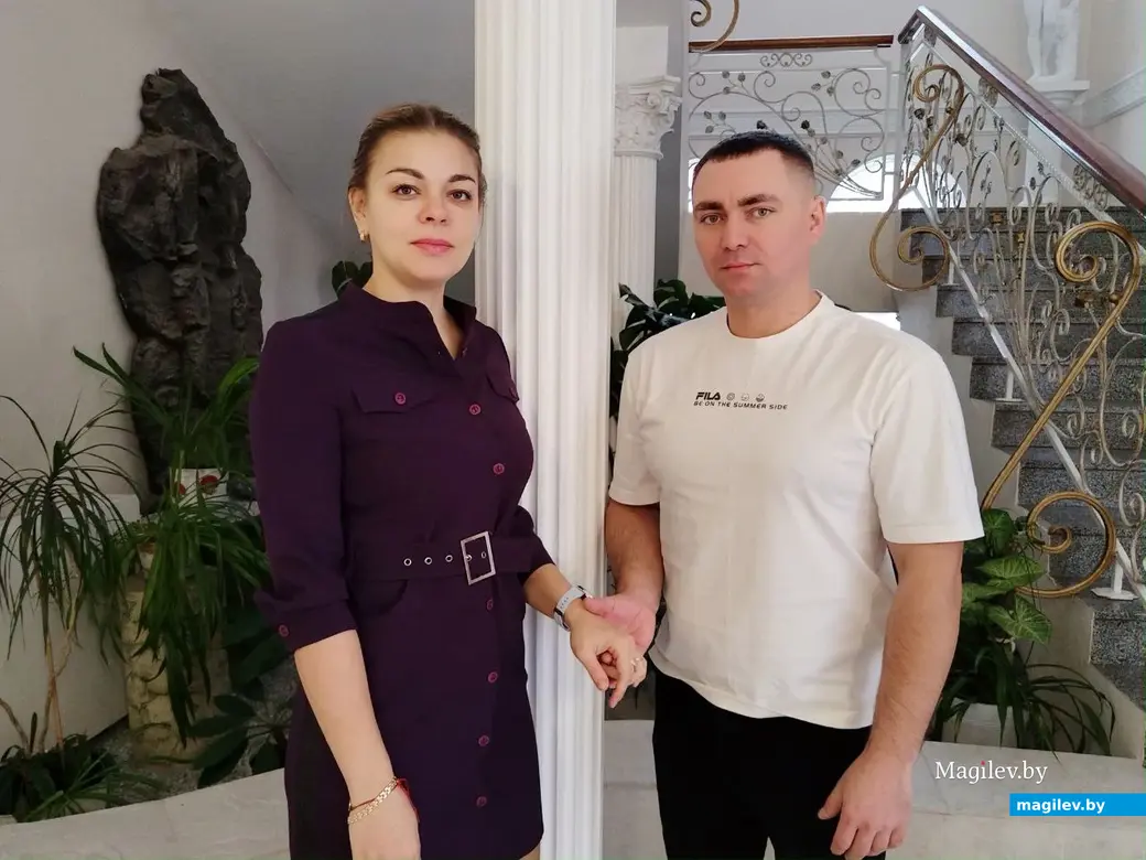 21.02.2025 г. Могилев, ЗАГС. Свадебная пара недели: Елена и Сергей Кудины.