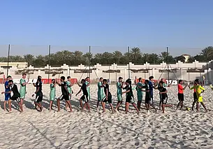 Сборная Беларуси по пляжному футболу взяла реванш у команды ОАЭ