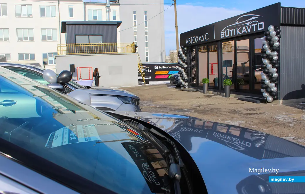 Февраль 2025 года. Могилев. Автохаус сети Butikavto: улица Мовчанского, 4б.