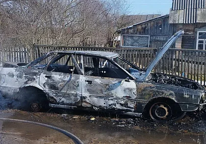 Два автомобиля горели сегодня в области: в Осиповичах и Могилевском районе