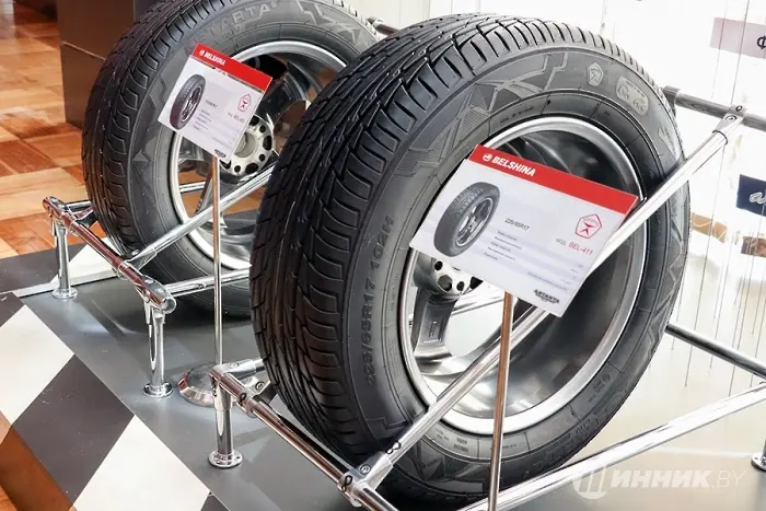 Первые промаркированные Государственным знаком качества шины ОАО «Белшина». Фото: «Шинник».