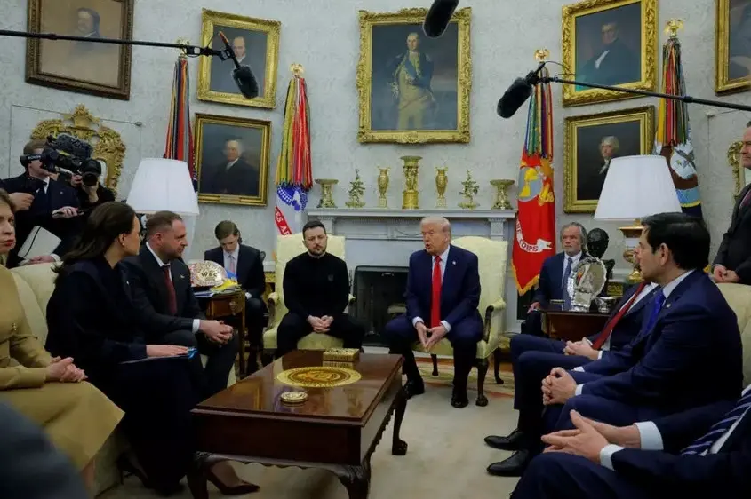 Встреча Трампа и Зеленского. Белый дом. 28.02.2025 Фото: Reuters.