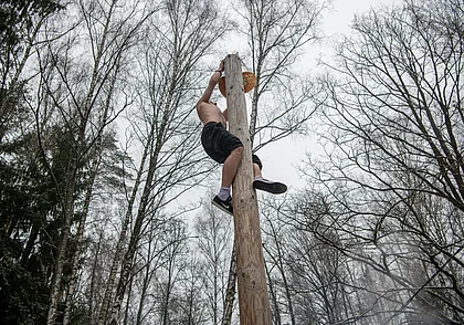 Как в Могилеве в Печерском лесопарке Масленицу отмечали: наш фоторепортаж