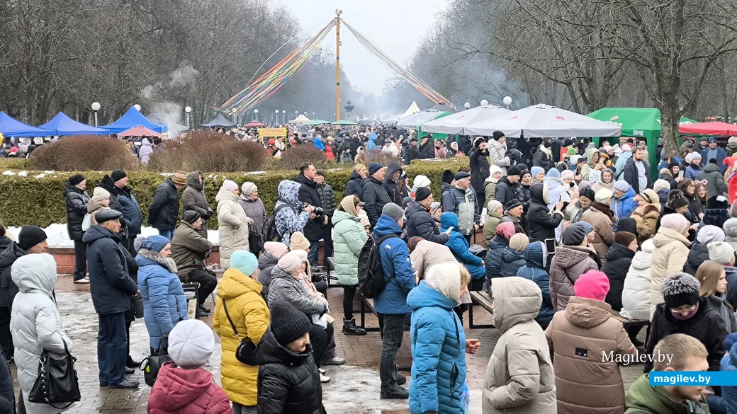 2.03.2025. Бобруйск. Праздник Масленицы в городском парке культуры и отдыха
