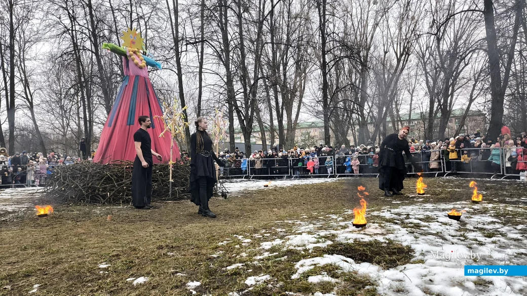 2.03.2025. Бобруйск. Праздник Масленицы в городском парке культуры и отдыха