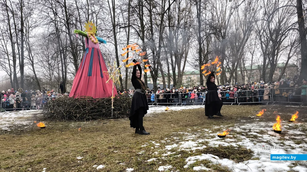 2.03.2025. Бобруйск. Праздник Масленицы в городском парке культуры и отдыха