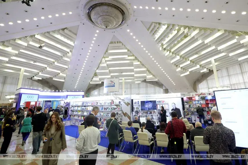 12 марта 2025 года. XXXII Минская международная книжная выставка-ярмарка открылась в столице Беларуси. Фото: БЕЛТА