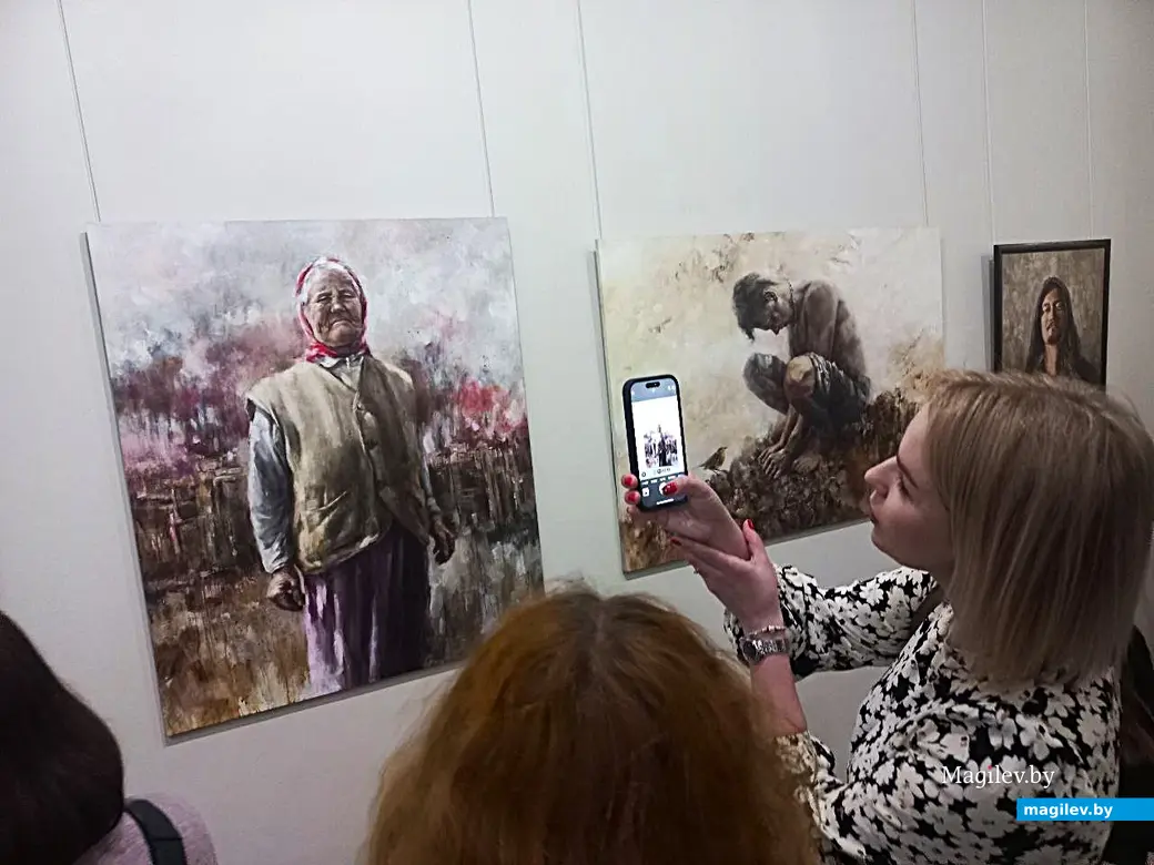 13.03.2025, Могилев, художественный музей имени Павла Масленикова. Торжественное открытие выставки картин Евгения Зайцева.