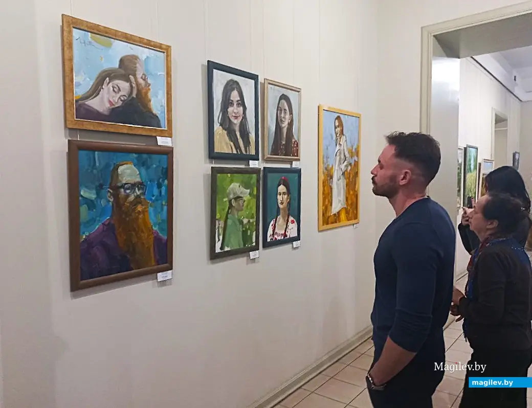 13.03.2025, Могилев, художественный музей имени Павла Масленикова. Торжественное открытие выставки картин Евгения Зайцева.