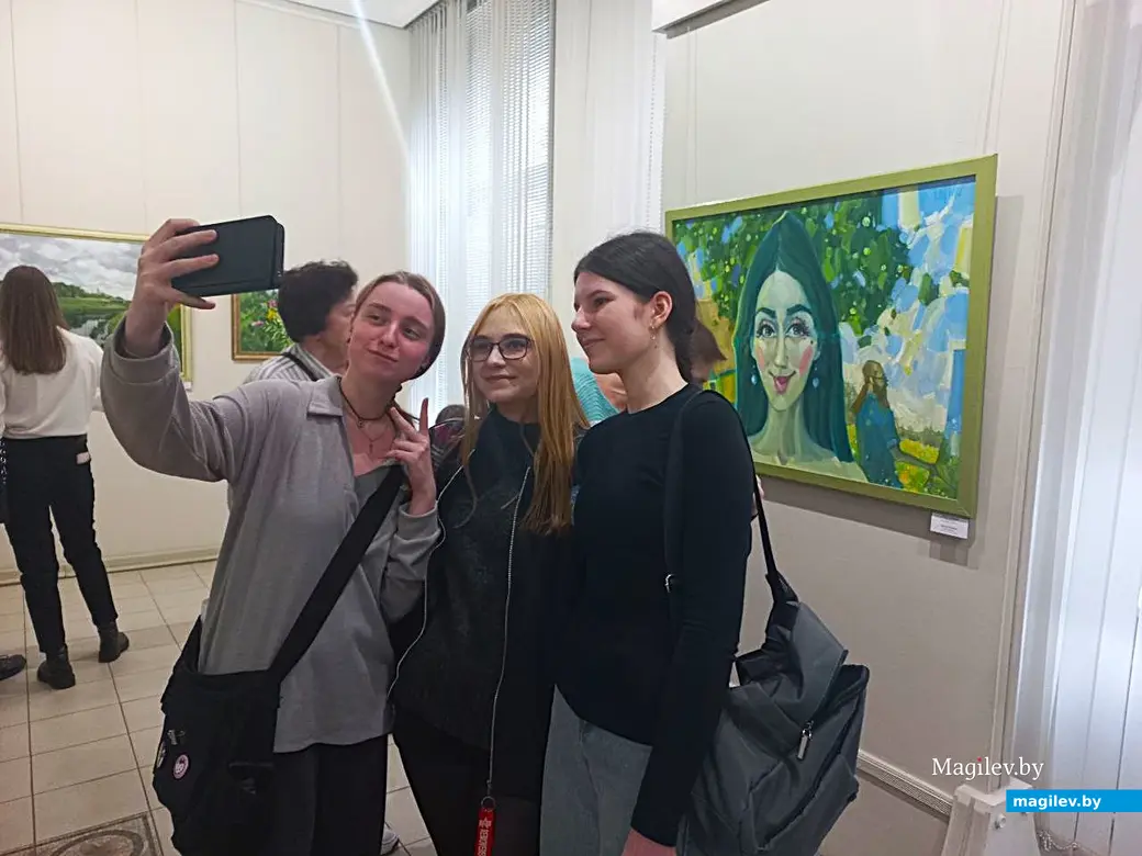 13.03.2025, Могилев, художественный музей имени Павла Масленикова. Торжественное открытие выставки картин Евгения Зайцева.