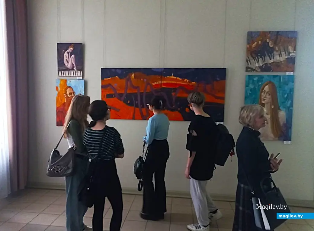 13.03.2025, Могилев, художественный музей имени Павла Масленикова. Торжественное открытие выставки картин Евгения Зайцева.