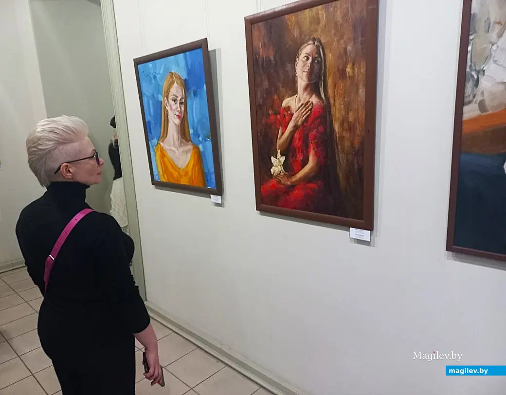 13.03.2025, Могилев, художественный музей имени Павла Масленикова. Торжественное открытие выставки картин Евгения Зайцева.