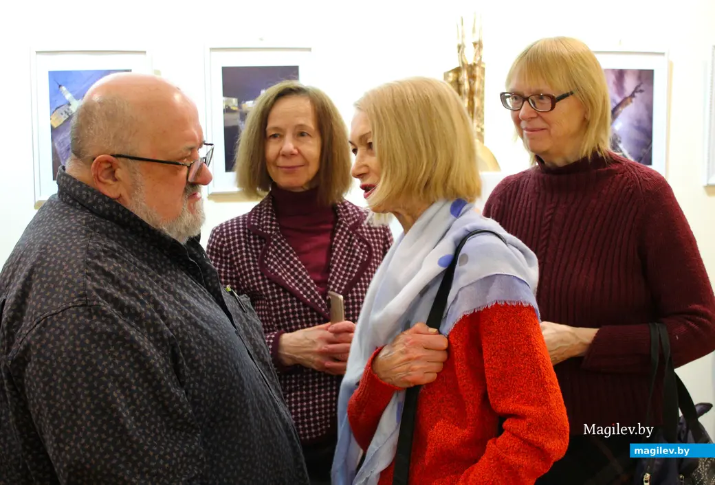 18 марта 2025 года. Могилев. Музей этнографии. На выставке работ Виктора Полунина.