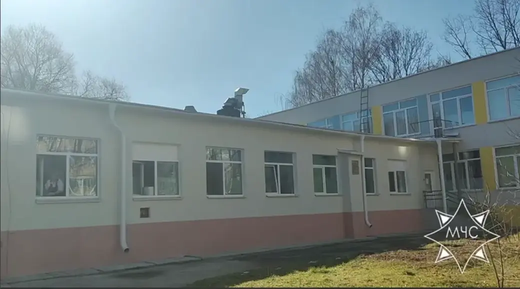 20.03.2025 г. Могилев. В детском саду загорелась плита. Фото: МЧС РБ