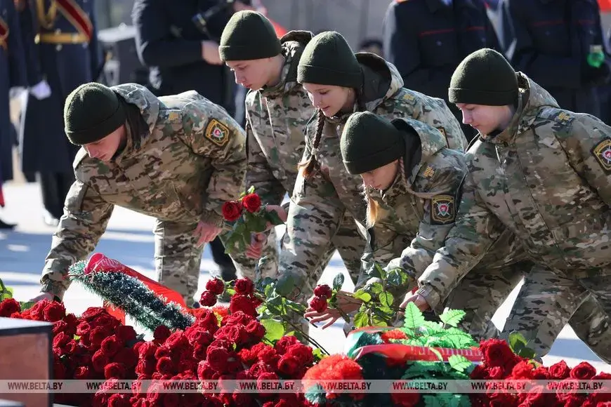 22 марта 2025 года. Мемориальный комплекс «Хатынь». Мероприятия, посвященные 82-й годовщине со дня трагедии белорусской деревни..