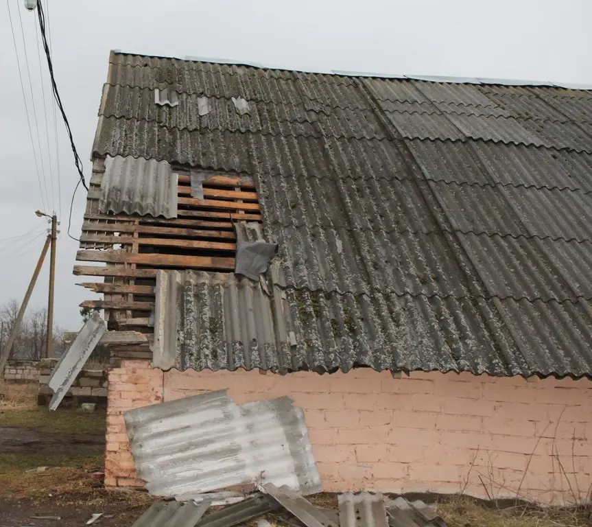 Мстиславский район, деревня Лютня, сельскохозяйственный склад. Фото: Могилевское областное УМЧС