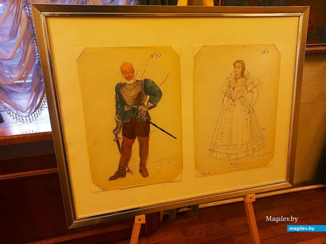 Могилев, XVIII международный молодежный театральный фестиваль «Мартконтакт-2025». Выставка «Павел Маслеников. Театр глазами художника».