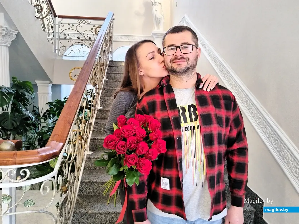 28.03.2025 г. Могилев, ЗАГС. Молодожены недели: Анна и Дмитрий Кривун.