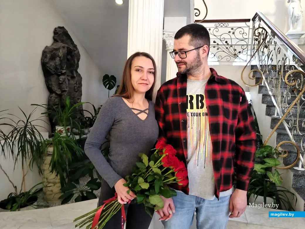 28.03.2025 г. Могилев, ЗАГС. Молодожены недели: Анна и Дмитрий Кривун. 1.