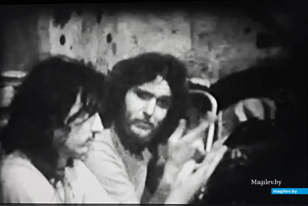 1970-е годы, Могилев. Леня Палевич (слева) в одном из фильмов киношного андеграунда.
