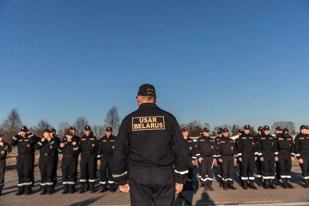 29 марта 2025 года. Белорусские спасатели направляются в Мьянму. Фото: МЧС.