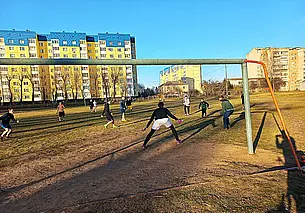Школьный стадион в могилевской Казимировке: секрет успеха лежит на поверхности