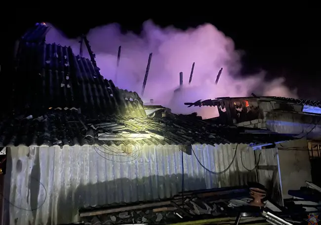 Пенсионера из Махово нашли в сгоревшем доме. Он погиб (видео)