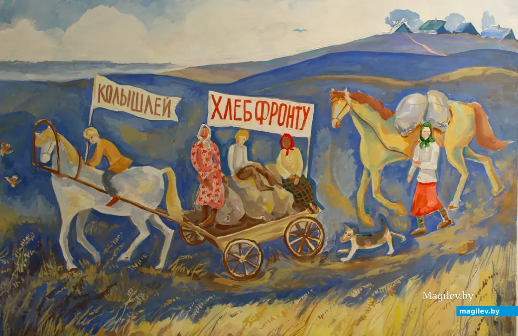 1 апреля 2025 года. Могилев. Выставочный зал. Выставка рисунков детей из Пензенской области.