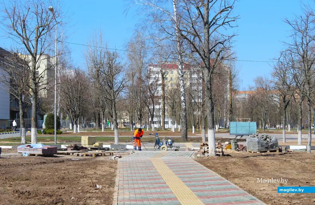 2 апреля 2025 года. Могилев. Святое озеро. Прилегающая территория.