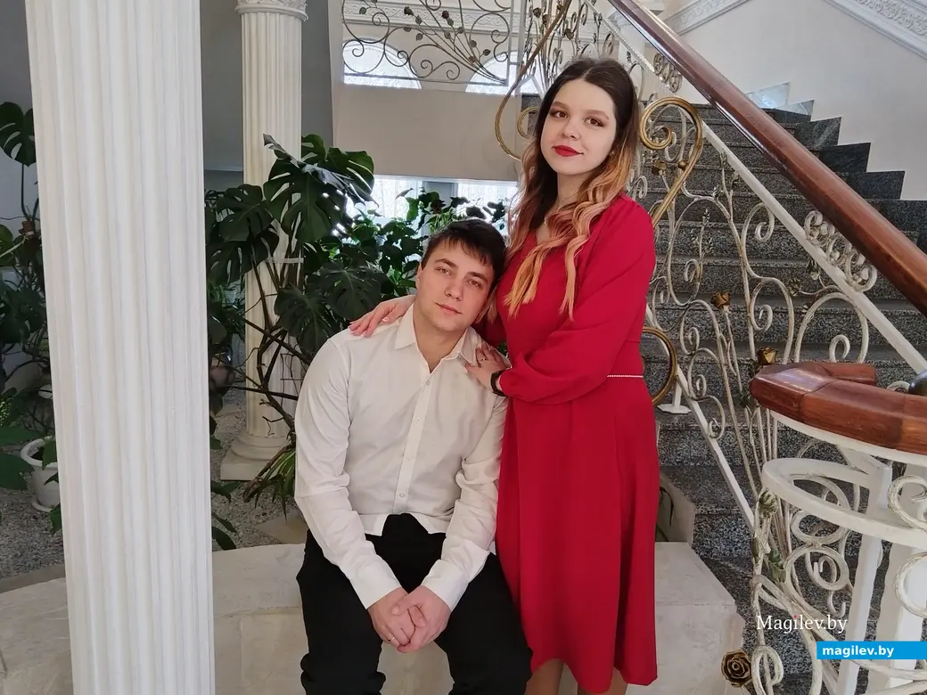 04.04.2025 г. Могилев, ЗАГС. Молодожены недели: Алина и Кирилл Лавровы.